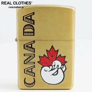 ZIPPO/ジッポー CANADA/カナダ シロクマ・北極グマ 2001年製 /UPK