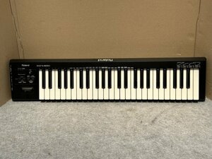 #【Roland ローランド A-500S MIDI Keyboard Controller キーボード コントローラー 49鍵 通電確認済 音楽制作 編集作業用】N05299