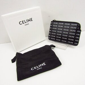 CELINE セリーヌ フック付 コイン&カードポーチ BOX付 ∩AC25536