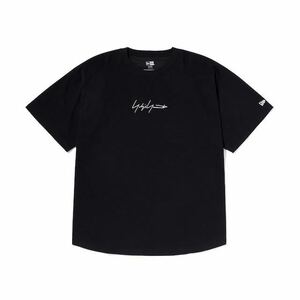 ヨウジヤマモト ニューエラ 半袖Tシャツ Sサイズ ロゴ オーバーサイズド YOHJI YAMAMOTO POUR HOMME NEW ERA ヨウジヤマモトプールオム