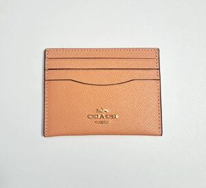 新品未使用☆コーチ　カードケース　ピンク　インポート品　COACH 名刺入れ パスケース