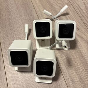 Wyze Cam v3 SDカード付き (32GBx 3 + 128GB x 1) 4個 ネットワークカメラ ペットカメラ 防犯カメラ