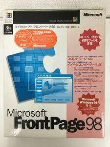 ◆◇F184 Windows 95/98 Microsoft FrontPage98 マイクロソフト フロントページ98◇◆