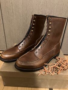 Phigvel サイズ9h 馬革 未使用 ホースバット ブーツ モカシン モックトゥ hunter boots 