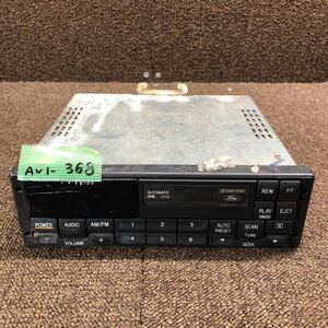 AV1-368 激安 カーステレオ Ford フォード F4DF-19B165-DA カセットデッキ FM/AM オーディオ 通電未確認 ジャンク