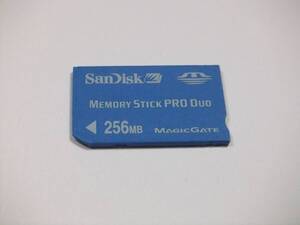 メモリースティック Pro DUO 256MB SanDisk フォーマット済み 1枚