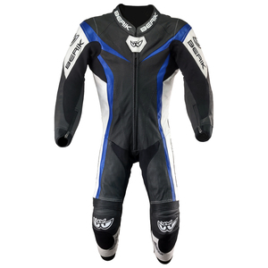 MFJ公認モデル BERIK ベリック レーシングスーツ LS1-10417 BLUE 54サイズ XXLサイズ相当 サーキット ツーリング 【バイク用品】