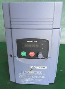 ま日立製小型インバータL100-037LFRP 3.7W 三相200V インバーター 機械装置・回転数制御・省エネ・　お奨め品