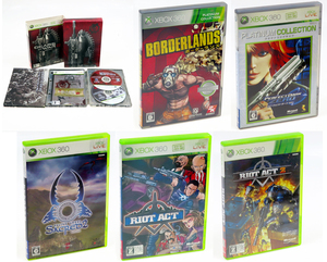 ( 最終処分 ) XBOX 360 ゲームソフト6点セット RIOT ACT 1&2 / SACRED2 / GEARS OF WAR 未検品 現状品 ジャンク扱い 配送は宅急便60サイズ