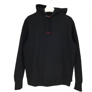 【新品同様】【美品】シュプリーム Supreme 18AW Trademark Hooded Sweatshirt パーカー プルオーバー スウェット フーディー M ブラック