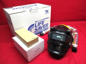 未使用品? YAMAMOTO 山本光学 LS-360 WPSAM Welding PRO LIFE SAVER W-ARMOUR 電動ファン付き呼吸用保護具 現状品 管理7KX0123N-A14