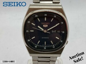 【可動品】SEIKO セイコー ５ファイブ 腕時計 6309-510A デイデイト オートマチック アンティーク