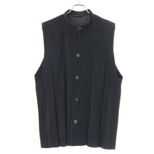 HOMME PLISSE ISSEY MIYAKE オム プリッセ イッセイ ミヤケ 24AW TUCKED VEST プリーツベスト HP43JE362 ブラック 3 ITIY5NISFENE