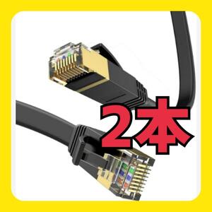 【2本】CAT6 LANケーブル2m LEKVKM CAT 6 lan ケーブル