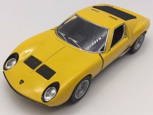 1台売り 黄色 1/34 ランボルギーニ ミウラ P400 SV スーパーカー ミニカー スプリントヴェローチェ Lamborghini Miura