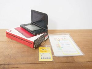 ☆【1H0521-17】 NINTENDO 任天堂 ニンテンドー3DS LL SPR-001 レッド ブラック ジャンク