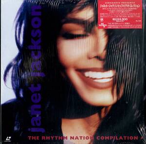 B00189025/LD/ジャネット・ジャクソン(JANET JACKSON)「ヒップ・ビデオ・コレクション The Rhythm Nation Compilation (1990年・VALA-352