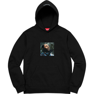 希少★新品本物【黒★M】★Marvin Gaye Hooded Sweatshirt マービンゲイ フォトパーカー 正規店購入 シュプリーム 限定品 入手困難 Supreme