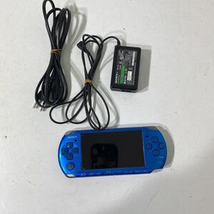 初期化済み SONY PSP 本体 充電器 ver6.60 PSP-3000 一部難あり ブルー 【送料無料】AAL1030小9427/1121