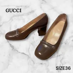 GUCCI ホースビット　イタリア製　パンプス　36 23cm グッチ