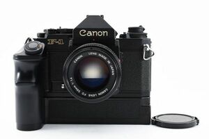 【美品】Canon キヤノン New F-1 + AE POWER WINDER FN + New FD F1.4 50mm #E008