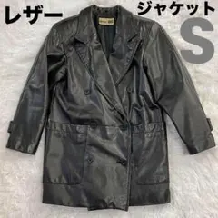 美品 レディース LEGNA BIS レザージャケット 黒 7