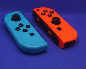 Nintendo Switch 純正 ジョイコン 左右 / Joy-Con(L) 【ネオンブルー】 / Joy-Con（R）【ネオンレッド】動作OK 　!!