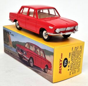 DINKY TOYS 1/43 BMW 1500 レッド 復刻版 ミニカー