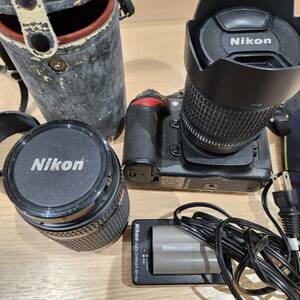 【1円スタート】NIKON D200　レンズセット　ズームレンズ ED　AF　70-300mm F4-5.6Dもつけます