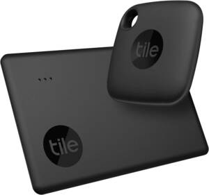 Tile スターターパック (Mateブラック+Slimセット) スマートトラッカー スマートタグ 紛失防止タグ gps 小型