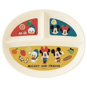 ミッキー PP製ランチ皿 ランチプレート お皿 プレート 食洗機対応 Mickey FriendsFood Icon ディズニー Disney スケ