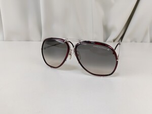 サングラス PORSCHE DESIGN CARRERA 5637 23 6312 LARGE 140 シルバー×レッド柄 ポルシェデザイン