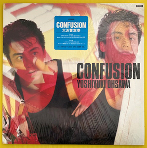 ★大沢誉志幸「CONFUSION」LP(1984年)ステッカー＆シュリンク付/美盤★