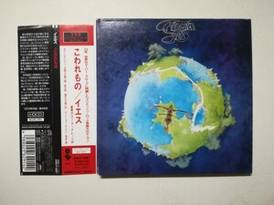 【帯付紙ジャケCD】Yes - Fragile 1972年(2001年日本盤) イエス「こわれもの」プログレ名盤 名曲Roundabout収録