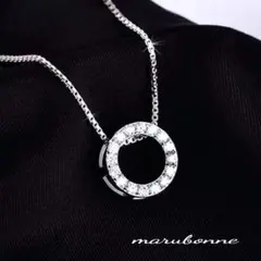 SALE 新品 レディース ネックレス cz ダイヤ ペンダント リング 女性