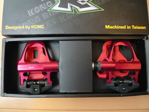 ★期間限定★ KCNC PEDAL KPED10 RED/レッド Look Keo ルック ケオ クリート対応