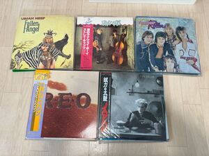 レコード ROCK POPS ユーライア・ヒープ ベイシティローラーズ JAPAN ストレイキャッツ他 洋楽 LPレコードまとめ35枚 現状品 ① 