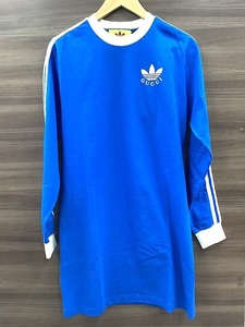 期間限定セール 【未使用】 GUCCI×adidas コットンワンピース ブルー 693537