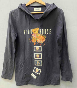 PINK HOUSE ピンクハウス パーカー長袖Tシャツ P108WUAL31 B ネイビー クマ 日本製 色褪せあり