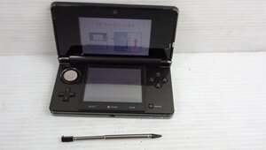 ♪Nintendo 任天堂 3DS ゲーム機本体 ブラック 動作確認済み ♪中古品