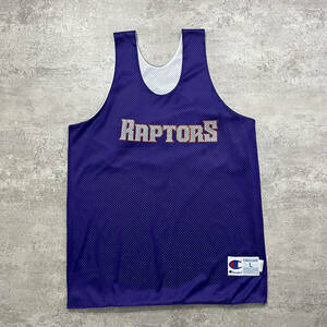 90s チャンピオン NBA トロント ラプターズ ユニフォーム　ゲームシャツ　リバーシブル　サイズ　L