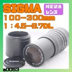 遠くまでしっかり✨SIGMA　望遠レンズ　　100-300ｍｍ