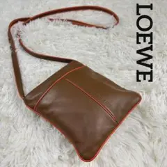 美品✨LOEWE ロエベ ショルダーバッグ 本革 ミニ ポシェット サコッシュ