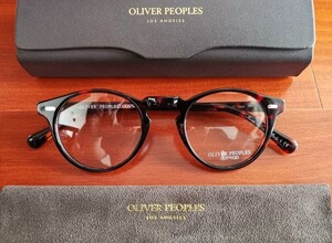 OLIVER PEOPLES/オリバーピープルズ、最高級イタリア製、大人気作・OV5186・ボストン・鼈甲・メガネフレーム 専用ケース付 サングラス