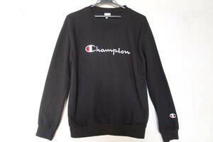 Champion REVERSE WEAVE T-SHIT/チャンピオン/長袖トレーナー/スウェット素材/ロゴプリント・ししゅう/黒/ブラック/Mサイズ(11/22R)