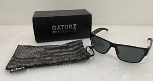 D(1111y10) GATORZ ゲイターズ DELTA デルタ EYEWEAR アイウエアー 偏光サングラス マットブラック メンズ サングラス 