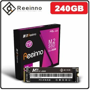 ★新品!!最安値★Reeinno SSD M.2 NVMe PCI-E 240GB 3D 高速 NAND TLC 内蔵型 Mace2000-960 デスクトップ ノートパソコン DE041