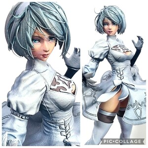 二次元 リペイント ニーアオートマタ ヨルハ 2B 塗装済み 完成品 顔の描き直し 頭髪追加 一番くじ ヨルハ賞 フィギュア 美少女 ナミ リアル