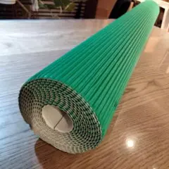 グリーン色　カラーダンボール　10メートル