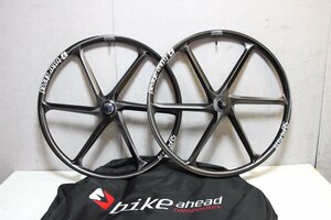 ○BIKEAHEAD バイクアヘッド BITURBO RS DB 27.5インチ シマノ11s対応 チューブレス 6本スポーク カーボンバトンホイールセット 未使用品